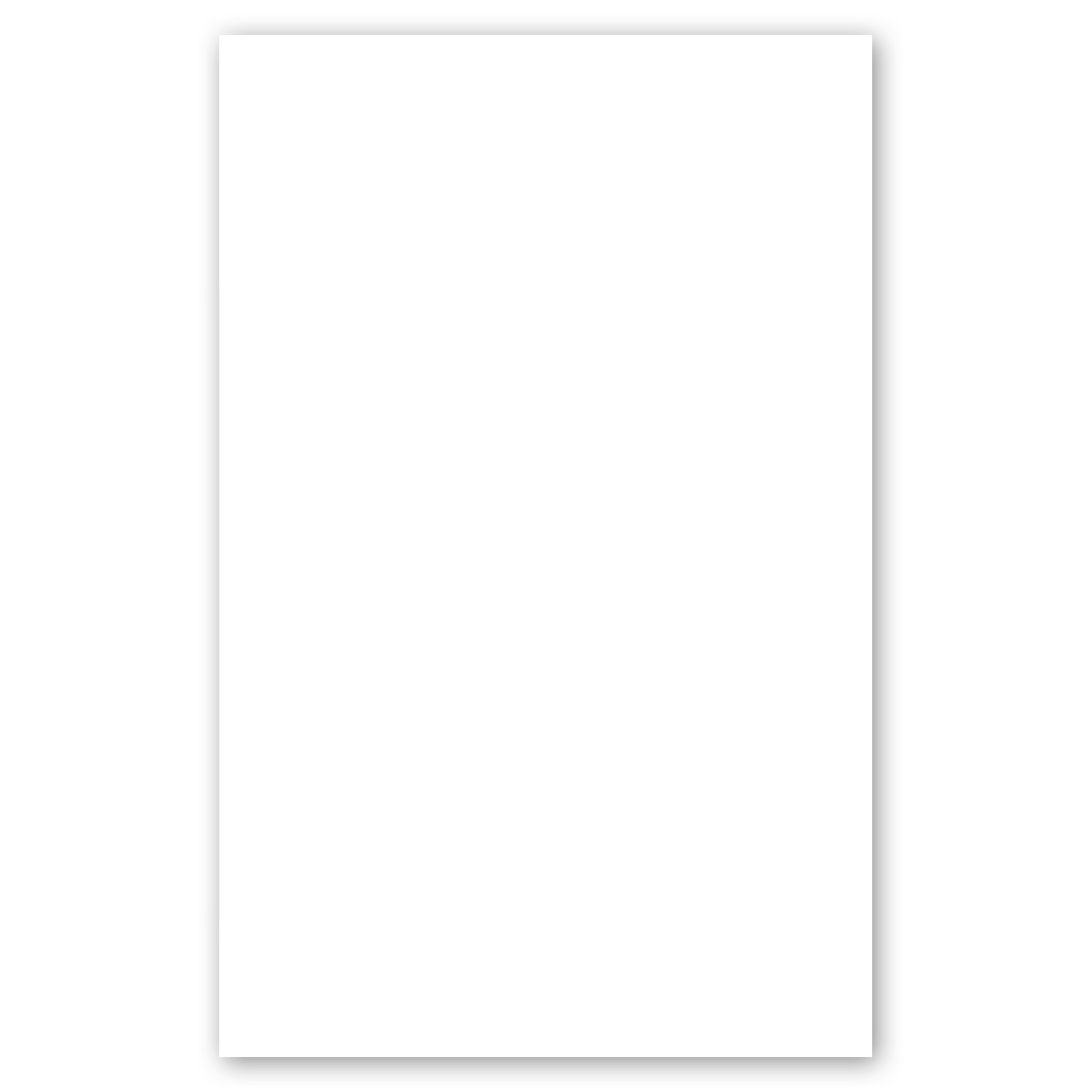Rectangle Magnet 5 3/4 x 9 1