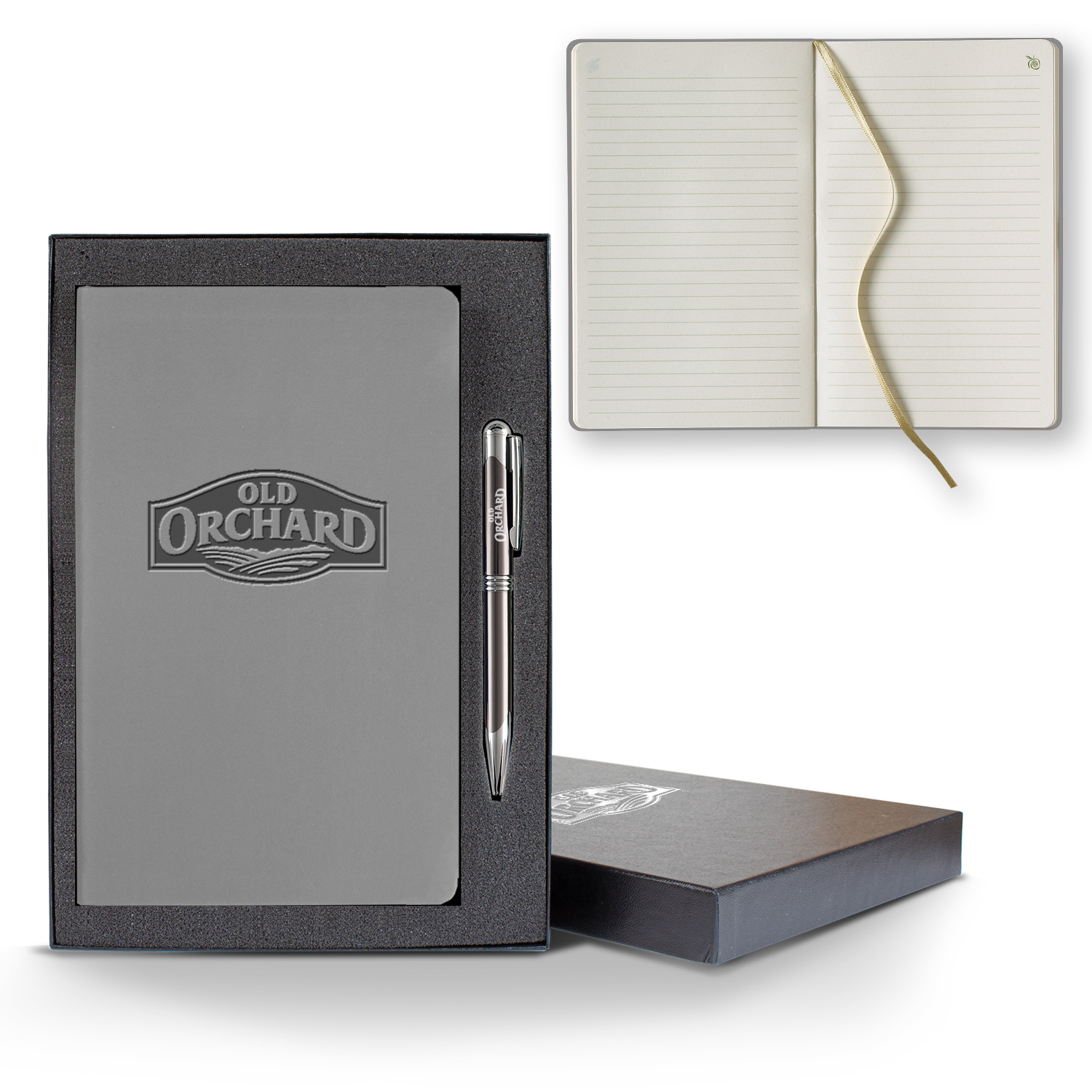 ApPeel Slim Medio Lined Apple Page Journal Gift Set 1