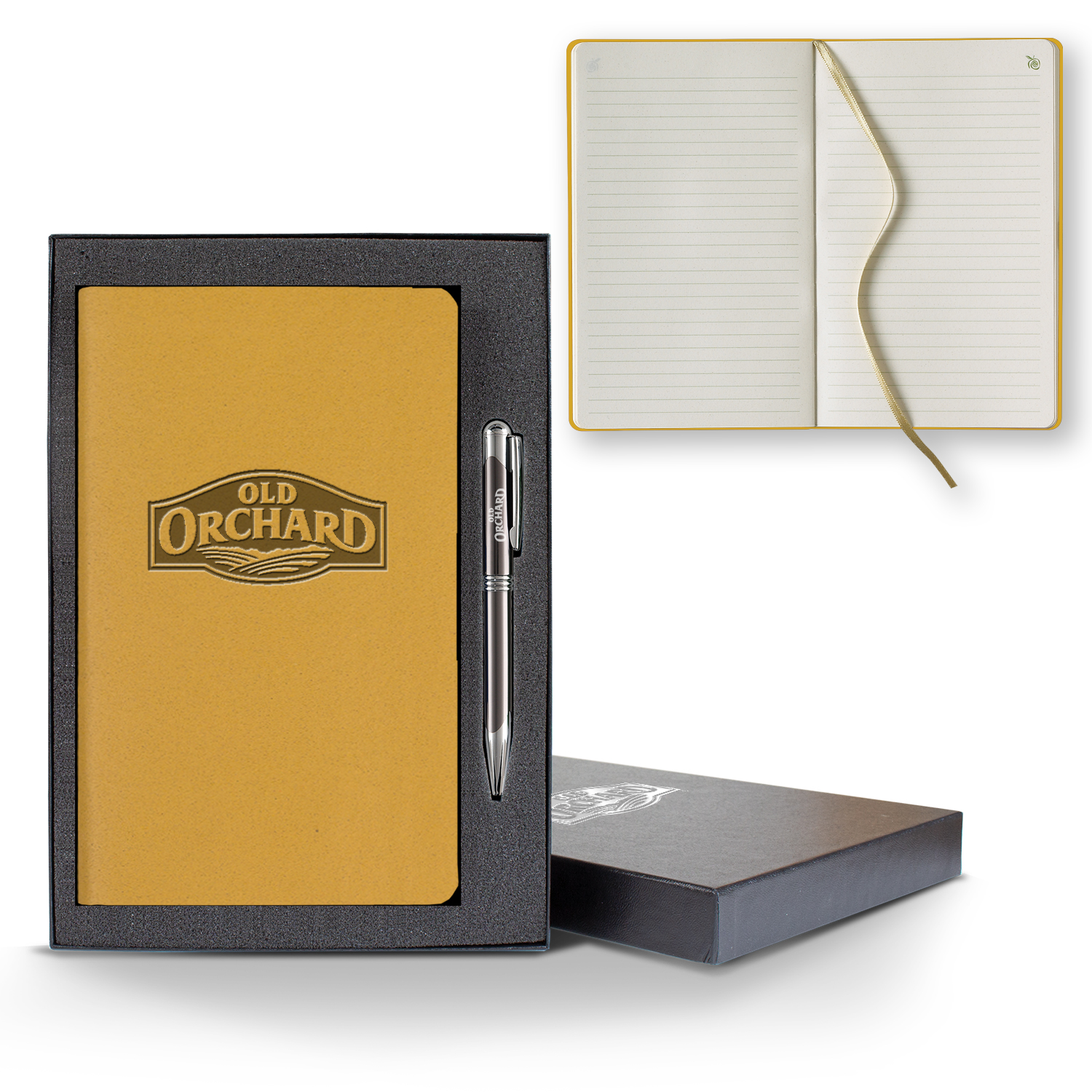 ApPeel Slim Medio Lined Apple Page Journal Gift Set 1