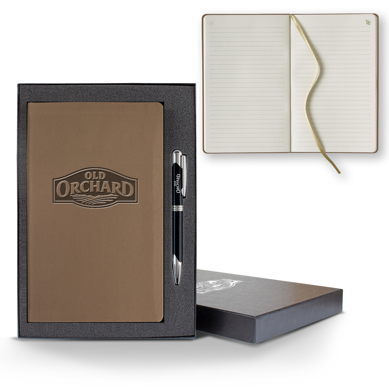 ApPeel Slim Medio Lined Apple Page Journal Gift Set 1