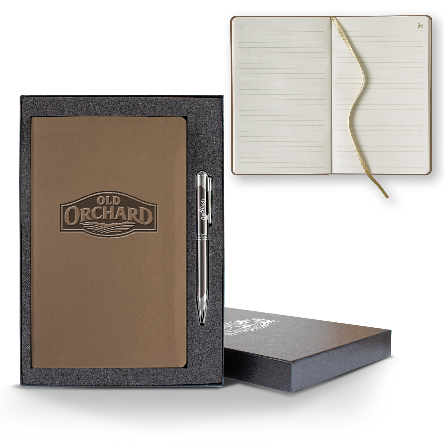 ApPeel Slim Medio Lined Apple Page Journal Gift Set 1