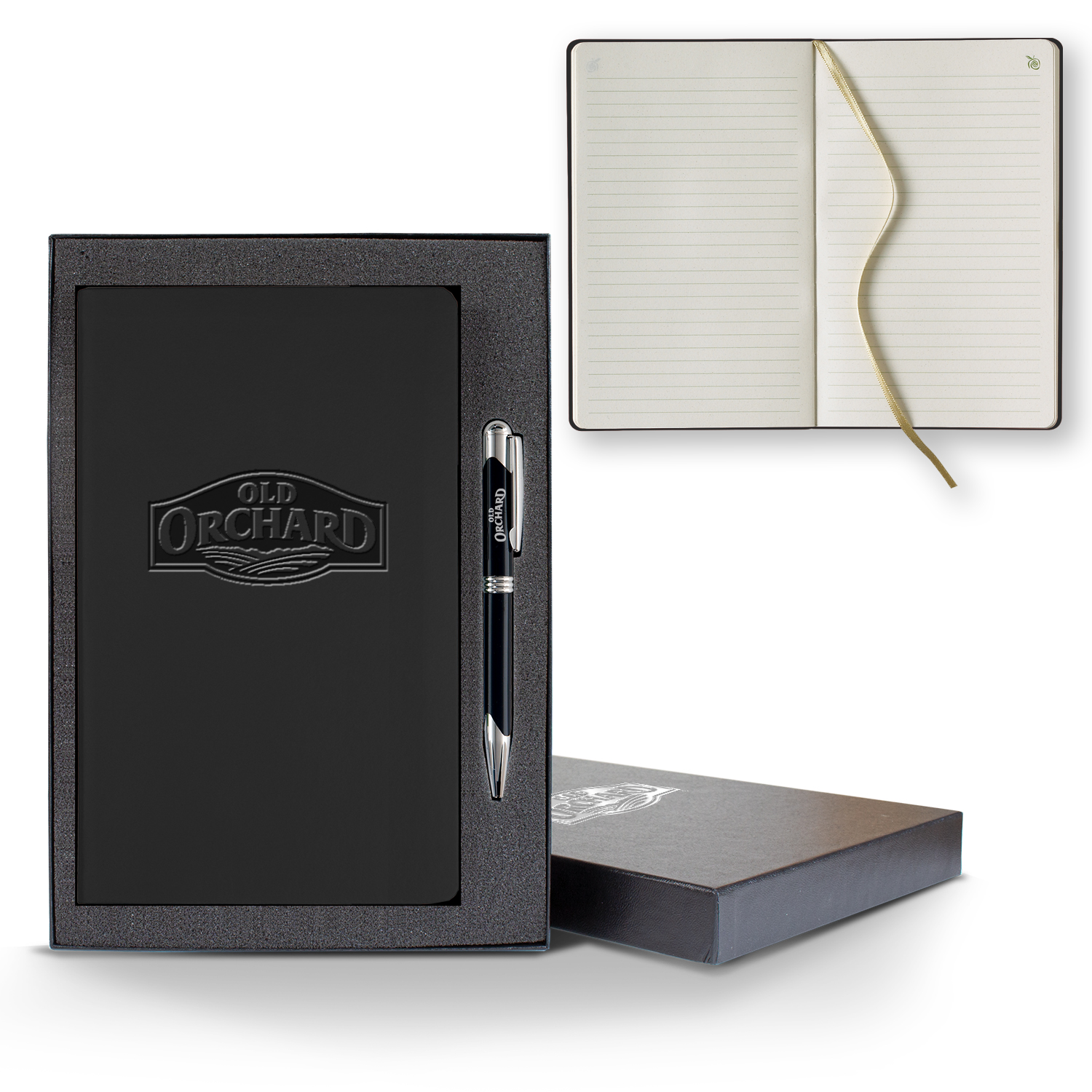 ApPeel Slim Medio Lined Apple Page Journal Gift Set 1