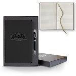 ApPeel Slim Medio Lined Apple Page Journal Gift Set - Black ApPeel Slim Medio Lined Apple Page Journal Gift Set - Black