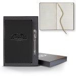 ApPeel Slim Medio Lined Apple Page Journal Gift Set - Black ApPeel Slim Medio Lined Apple Page Journal Gift Set - Black