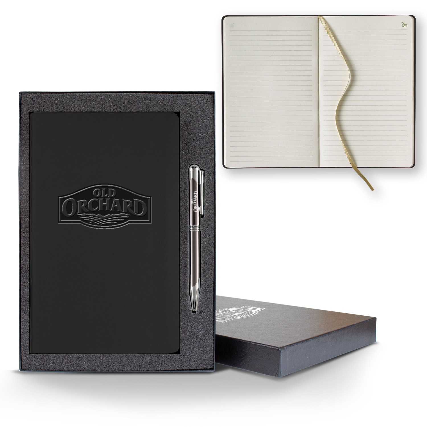 ApPeel Slim Medio Lined Apple Page Journal Gift Set 1