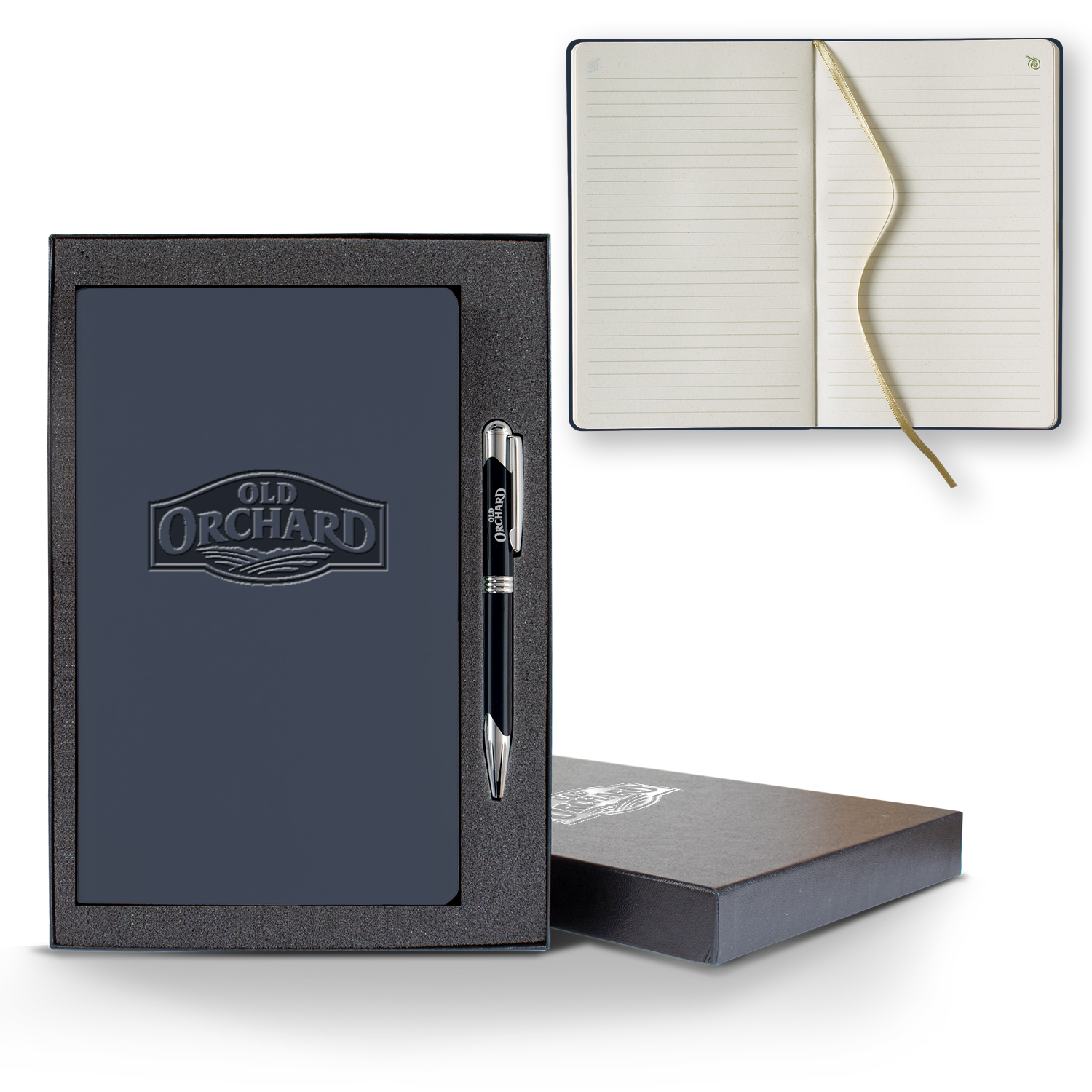 ApPeel Slim Medio Lined Apple Page Journal Gift Set 1