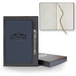 ApPeel Slim Medio Lined Apple Page Journal Gift Set - Blue ApPeel Slim Medio Lined Apple Page Journal Gift Set - Blue