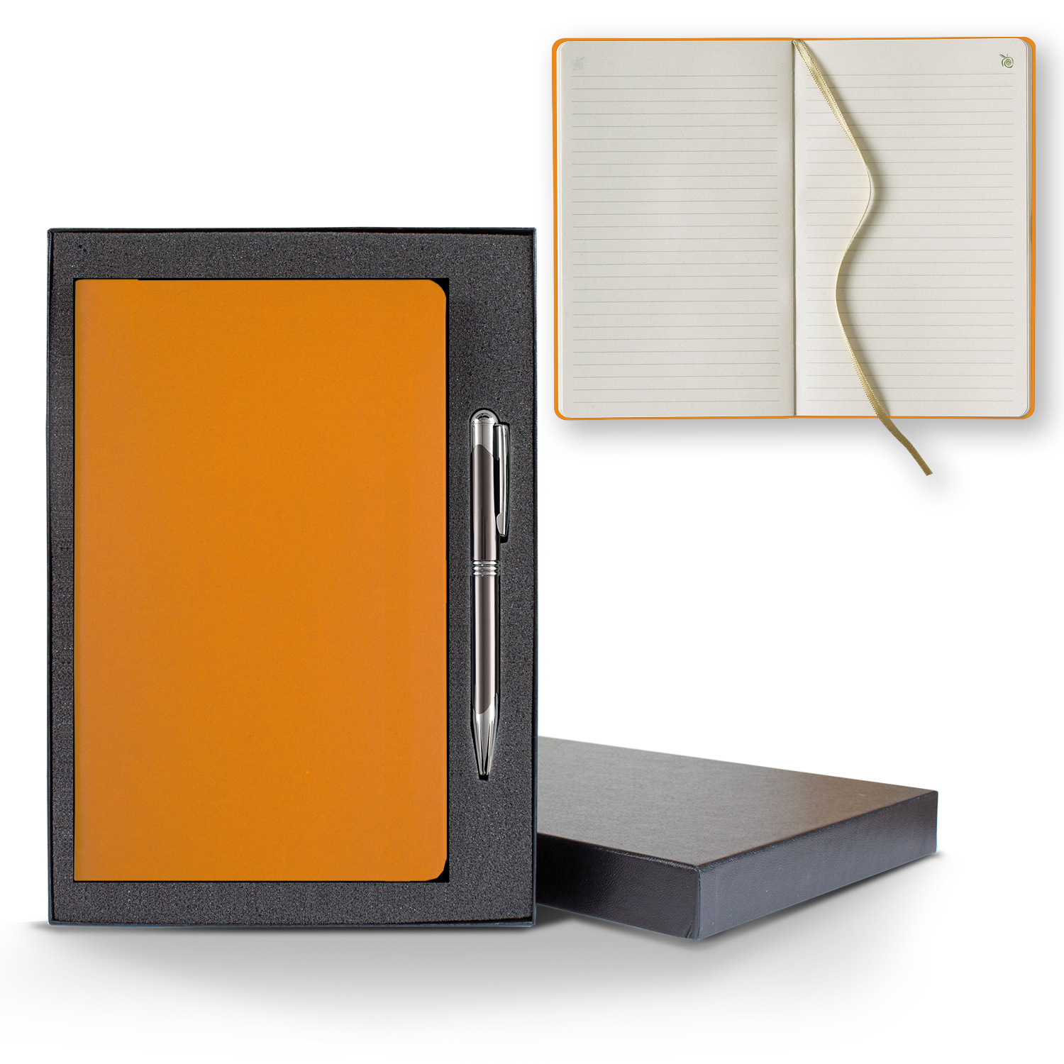 ApPeel Slim Medio Lined Apple Page Journal Gift Set 1