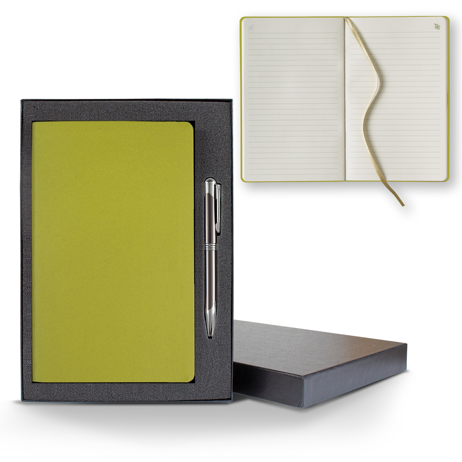 ApPeel Slim Medio Lined Apple Page Journal Gift Set 1
