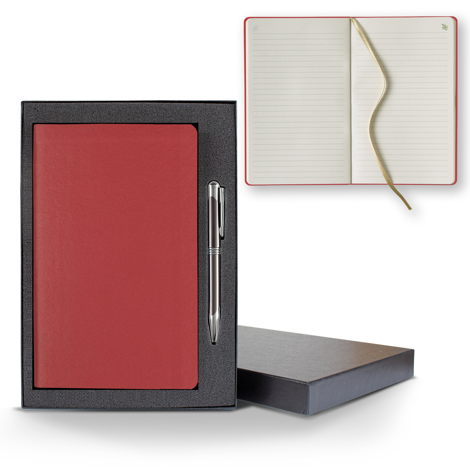 ApPeel Slim Medio Lined Apple Page Journal Gift Set 1