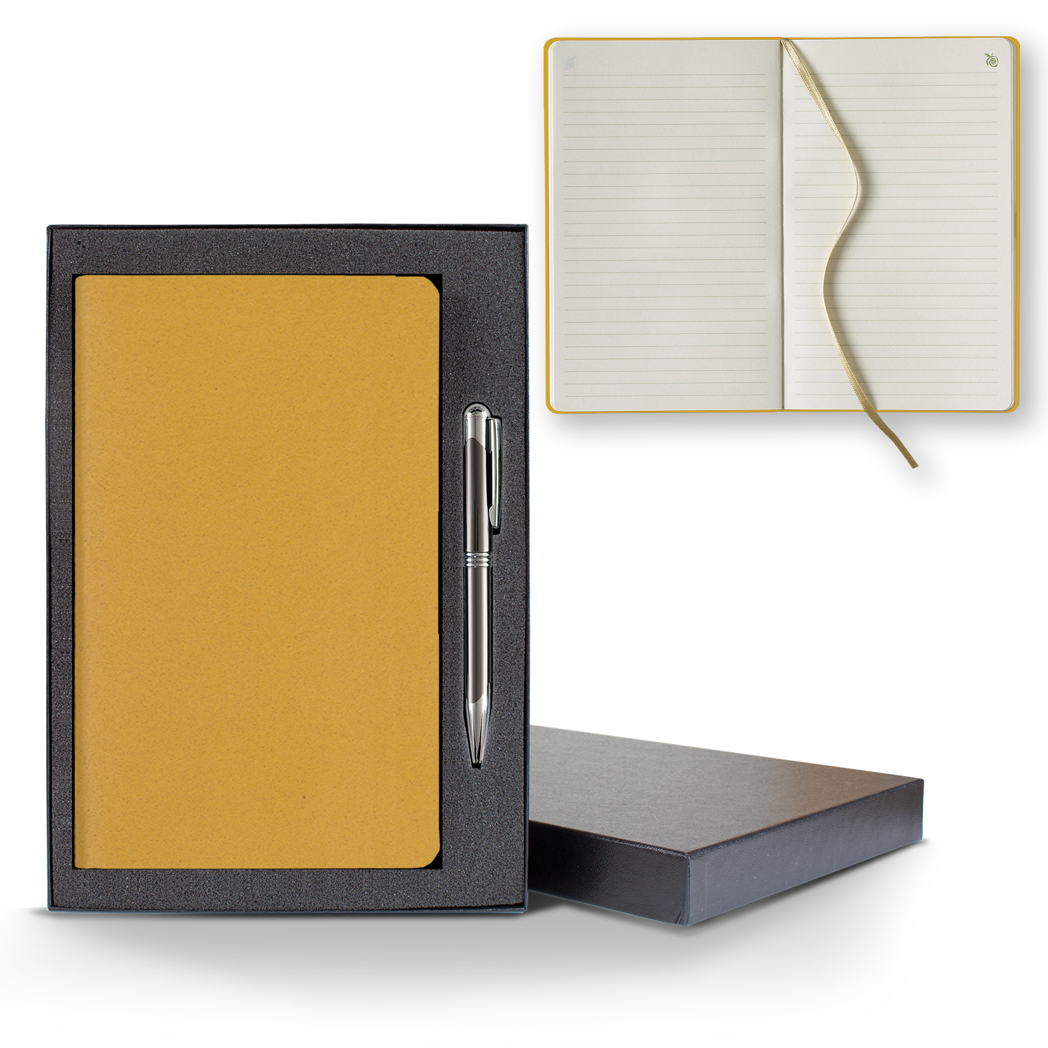 ApPeel Slim Medio Lined Apple Page Journal Gift Set 1