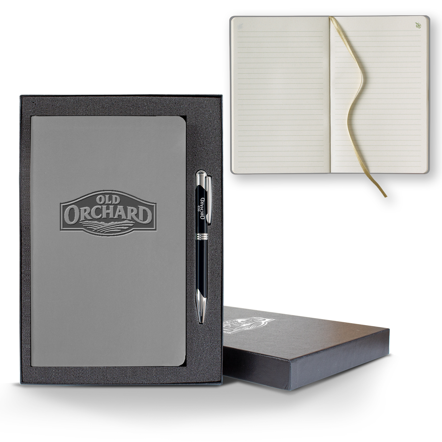 ApPeel Slim Medio Lined Apple Page Journal Gift Set 1