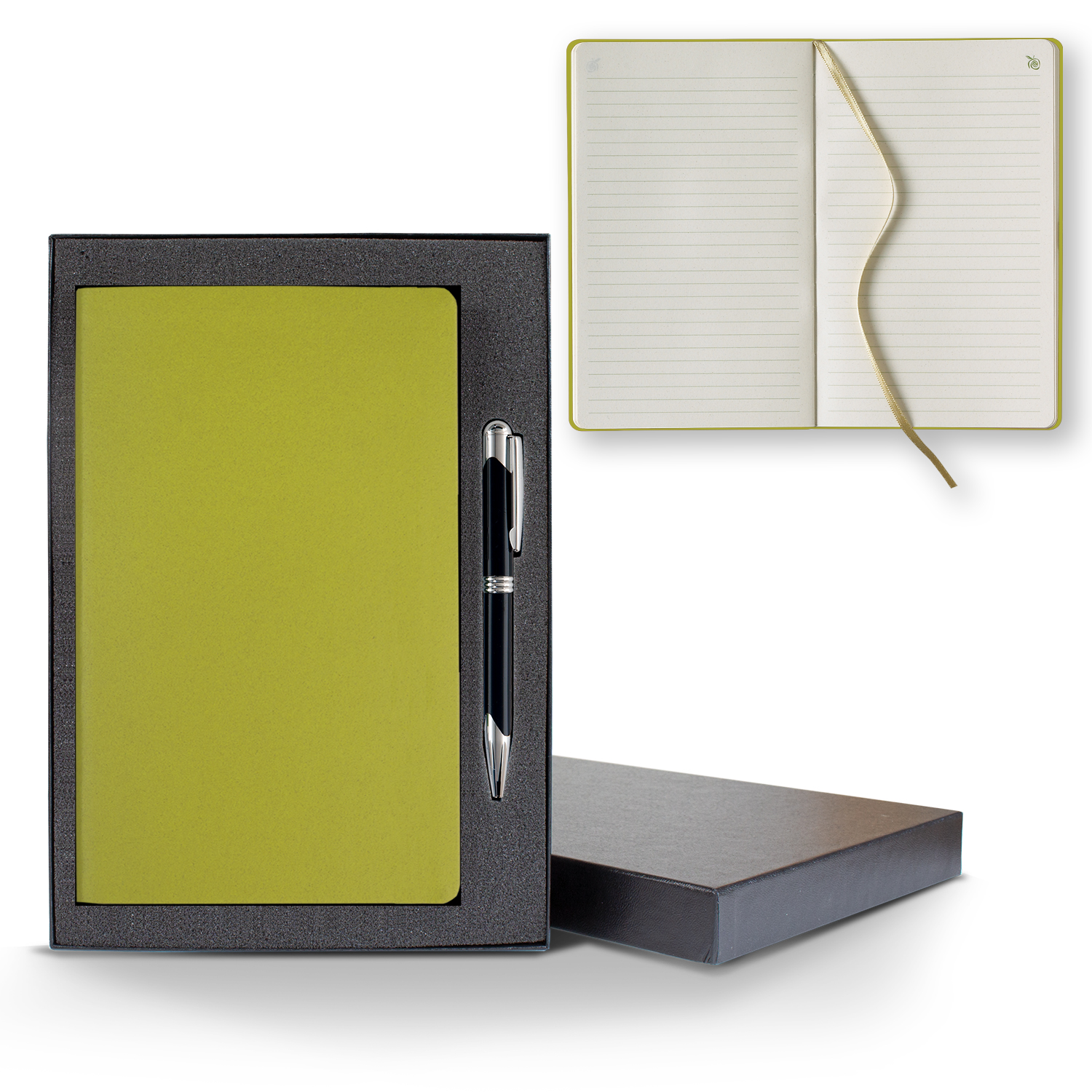 ApPeel Slim Medio Lined Apple Page Journal Gift Set 1