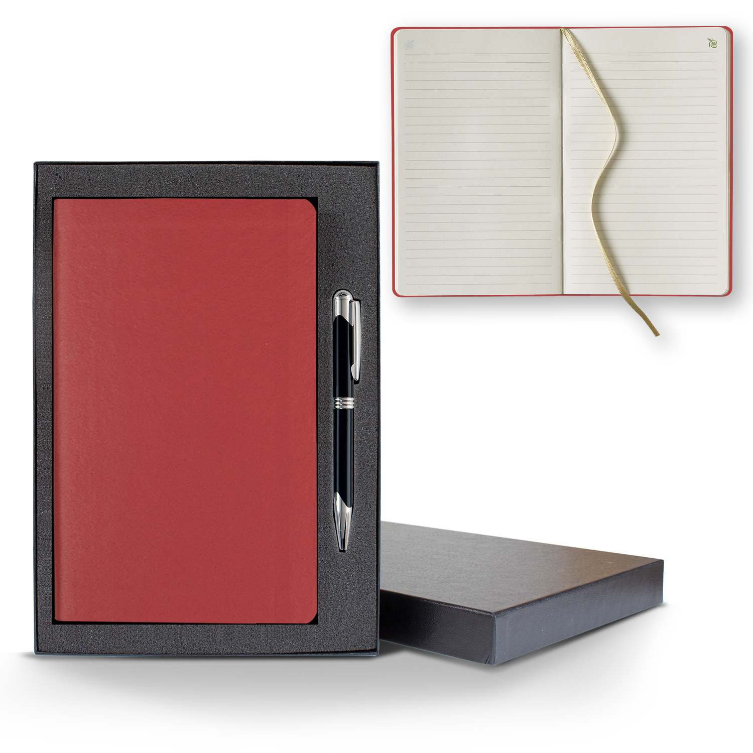 ApPeel Slim Medio Lined Apple Page Journal Gift Set 1