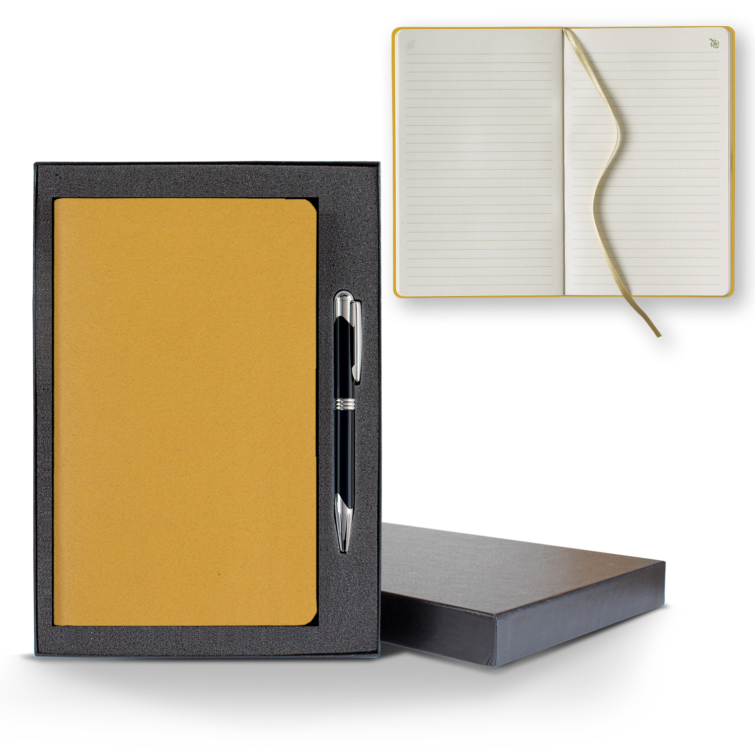 ApPeel Slim Medio Lined Apple Page Journal Gift Set 1