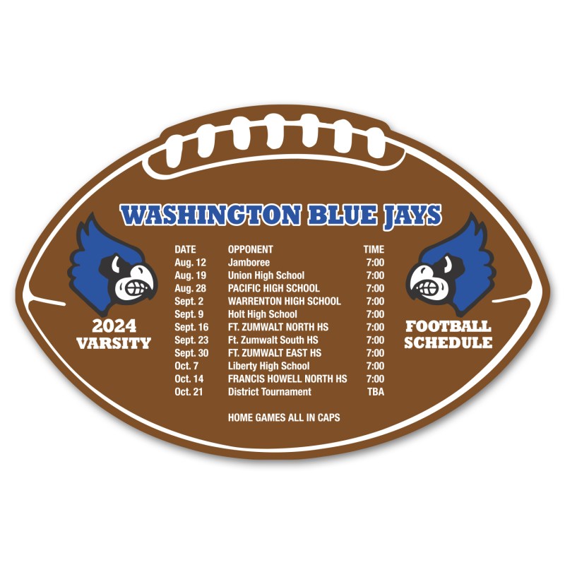 Schedule Football Magnet 1 Schedule Football Magnet 1