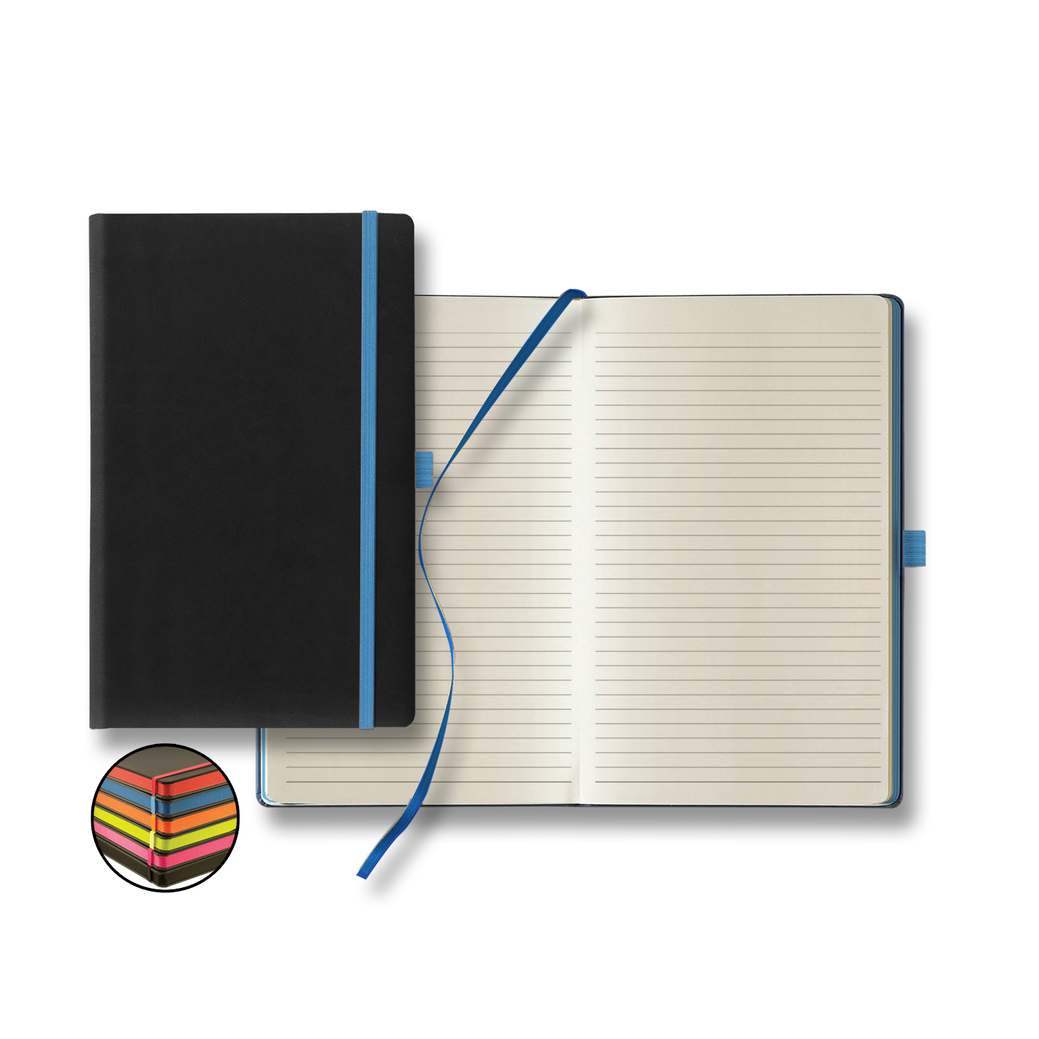 Castelli Tucson Edge Medio Lined Ivory Page Journal 1