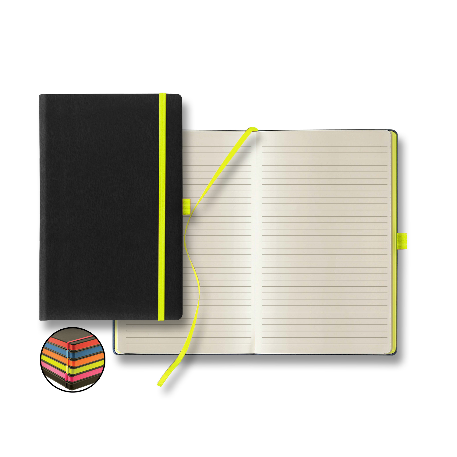 Castelli Tucson Edge Medio Lined Ivory Page Journal 1