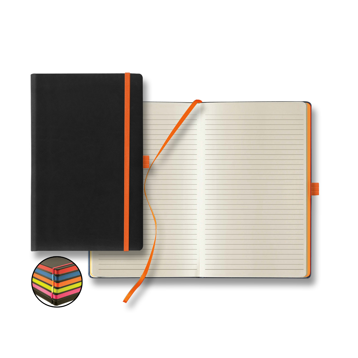 Castelli Tucson Edge Medio Lined Ivory Page Journal 1