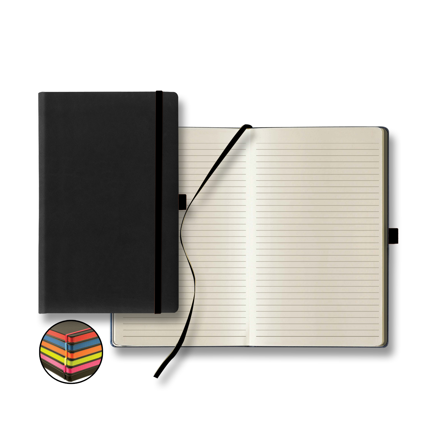Castelli Tucson Edge Medio Lined Ivory Page Journal 1
