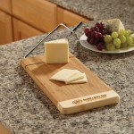 Two Tone Bamboo Cheese Cutter - Brown Two Tone Bamboo Cheese Cutter - Brown