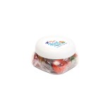 Small Snack Canister Premium Fill - Clear / White Small Snack Canister Premium Fill - Clear / White