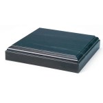 Large Beveled Black Marble Base 1 Large Beveled Black Marble Base 1