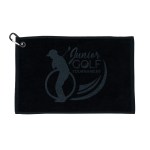 Junior Golf Towel - Black Junior Golf Towel - Black