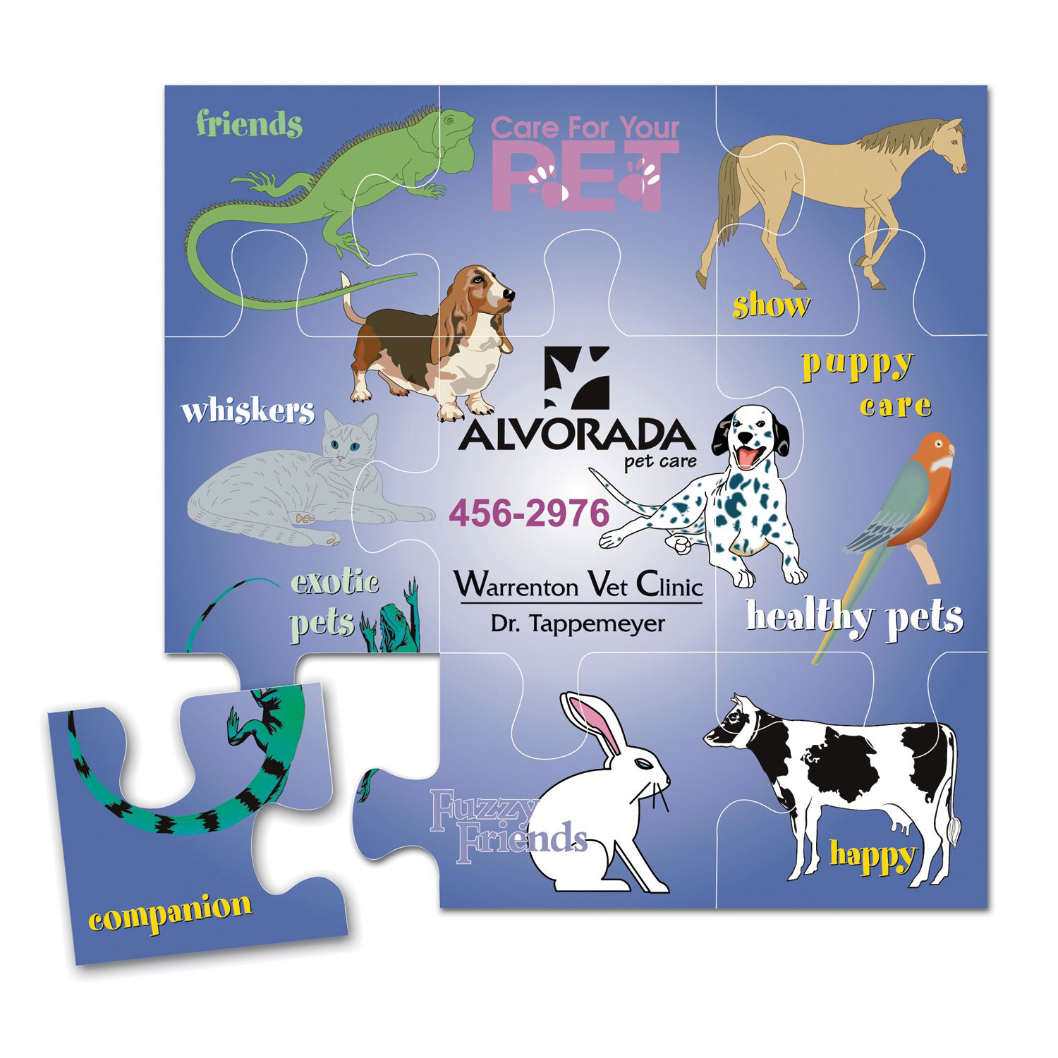 Message Magnet Puzzle Magnet 1
