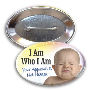 Oval Button w/ Pin 1 Oval Button w/ Pin 1