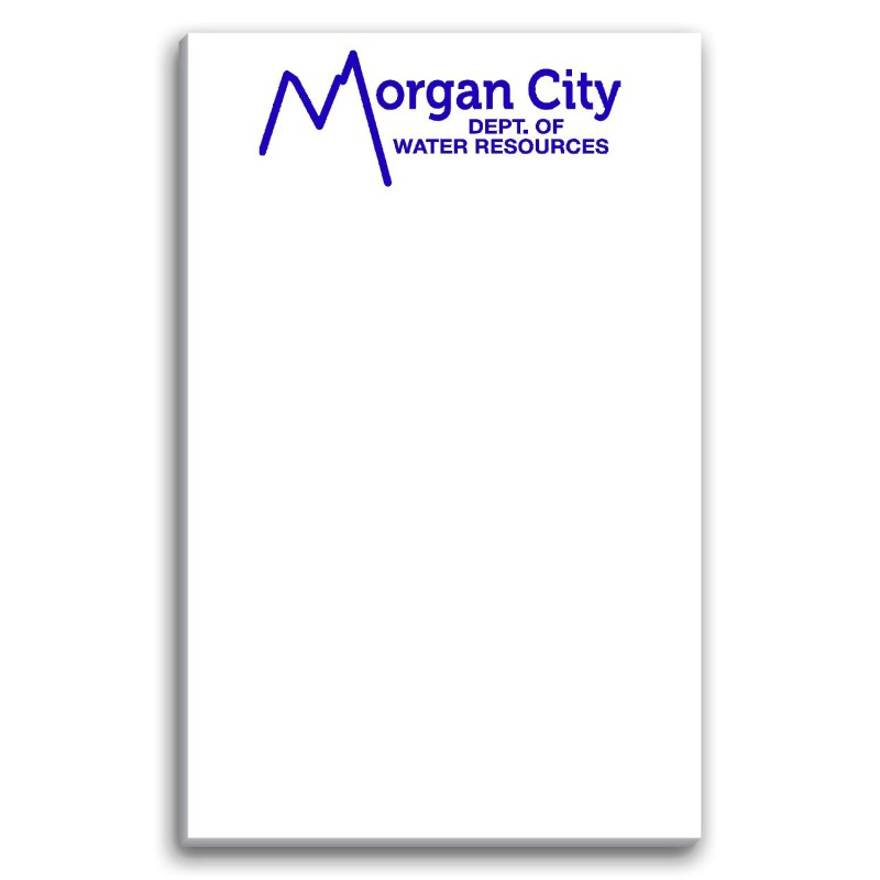 Paper Note Pad 3 1/2 x 5 1/2, 25 pages, w/ magnet 1 Paper Note Pad 3 1/2 x 5 1/2, 25 pages, w/ magnet 1