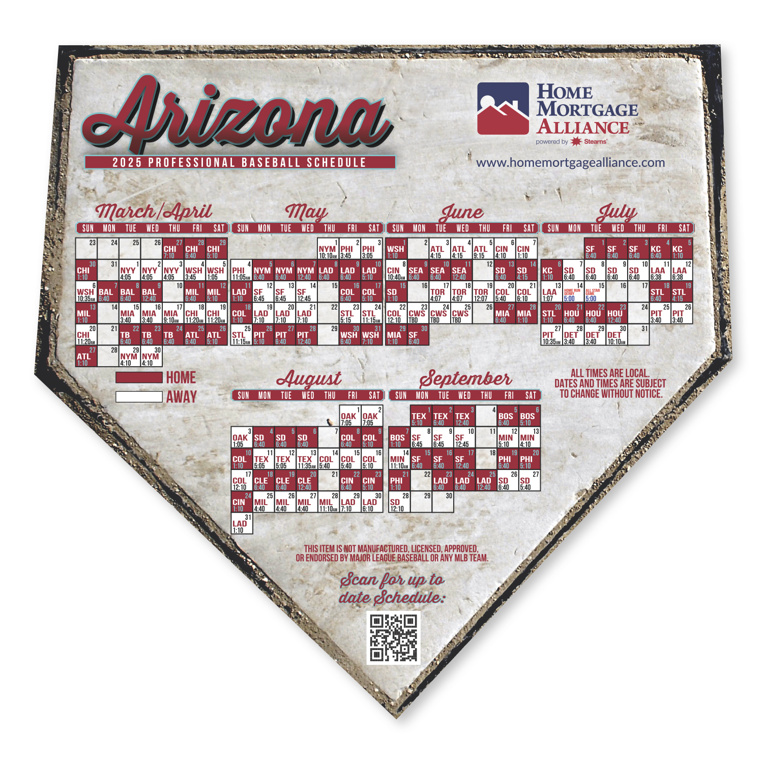 Baseball Schedule 1