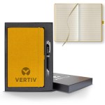 Castelli Montana Medio Lined Ivory Page Journal Gift Set - Yellow Castelli Montana Medio Lined Ivory Page Journal Gift Set - Yellow