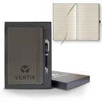 Castelli Montana Medio Lined Ivory Page Journal Gift Set - Gray Castelli Montana Medio Lined Ivory Page Journal Gift Set - Gray