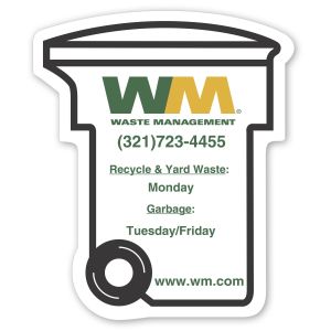 Go Green Recycling Bin Magnet 1 Go Green Recycling Bin Magnet 1