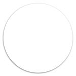 Memo Magnet Dry Erase - Circle 2 Memo Magnet Dry Erase - Circle 2