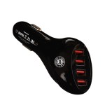 4 Port High Speed USB Auto Adaptor - Black 4 Port High Speed USB Auto Adaptor - Black