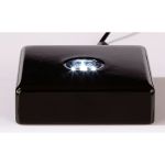 Deluxe Black Square Lighted Base 2 Deluxe Black Square Lighted Base 2