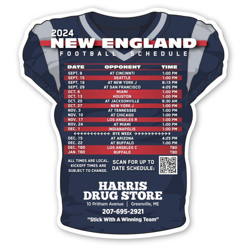Football Schedule Magnet 1 Football Schedule Magnet 1