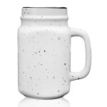 16 oz. Savannah Speckle Ceramic Mason Jars - Cobalt Blue 16 oz. Savannah Speckle Ceramic Mason Jars - Cobalt Blue