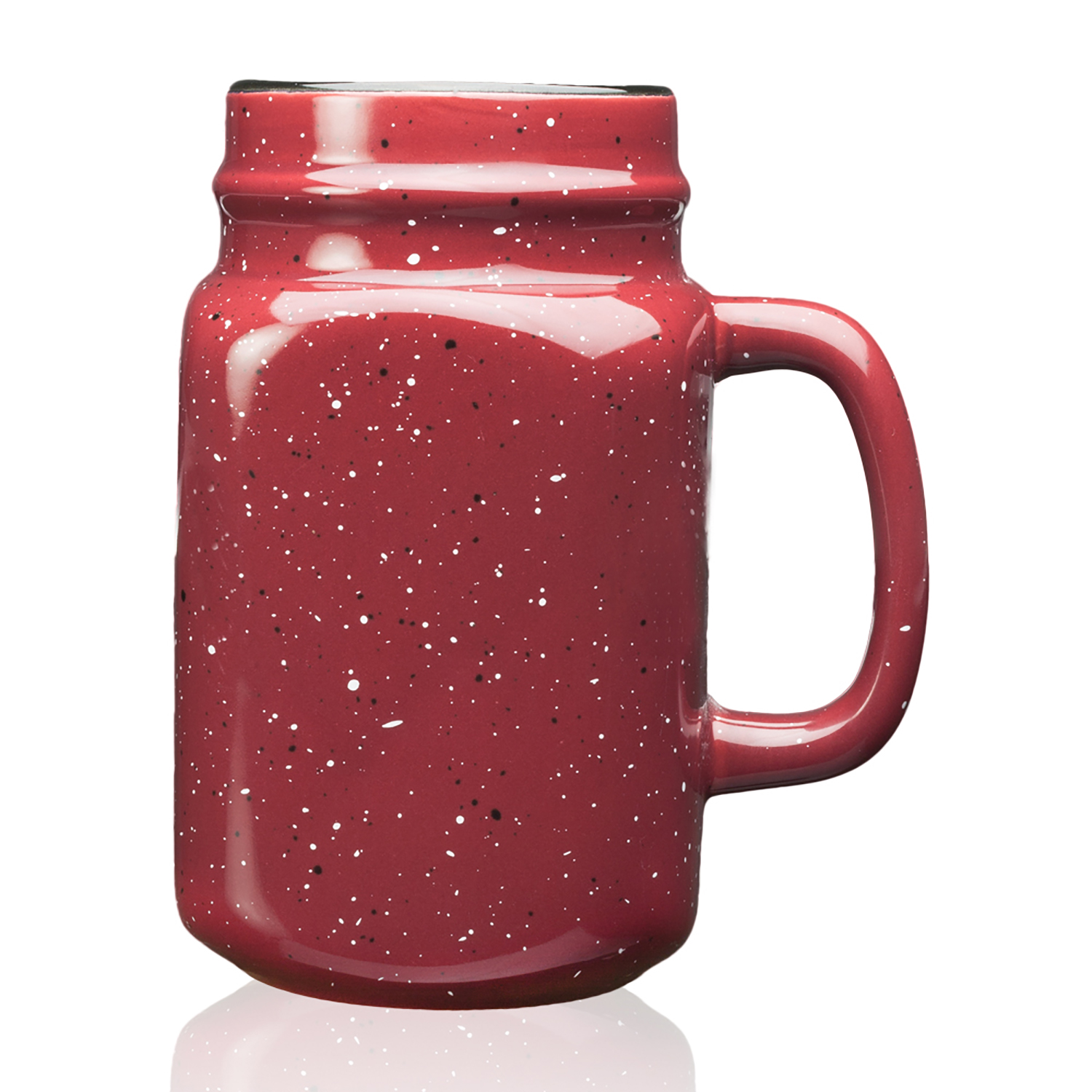 16 oz. Savannah Speckle Ceramic Mason Jars 1