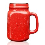 16 oz. Savannah Speckle Ceramic Mason Jars 2 16 oz. Savannah Speckle Ceramic Mason Jars 2