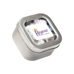 Small Square Window Tin Premium Fill 1 Small Square Window Tin Premium Fill 1