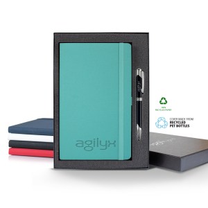Castelli Oceano ECO rPET Medio Lined Recycled White Page Journal Gift Set 1 Castelli Oceano ECO rPET Medio Lined Recycled White Page Journal Gift Set 1