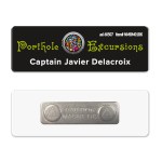 1 x 3 Name Badge - Magnet Back - Gold 1 x 3 Name Badge - Magnet Back - Gold