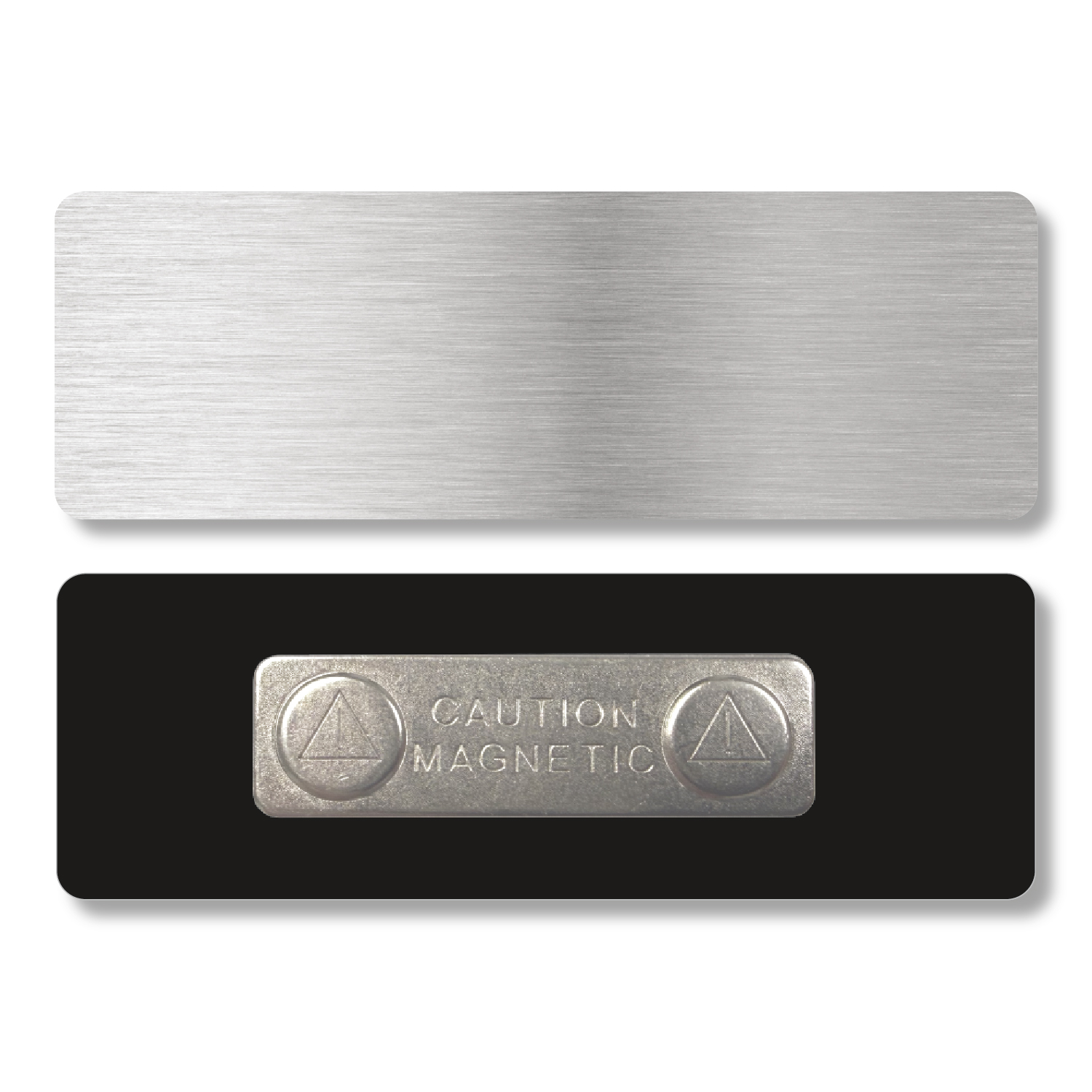 1 x 3 Name Badge - Magnet Back 1