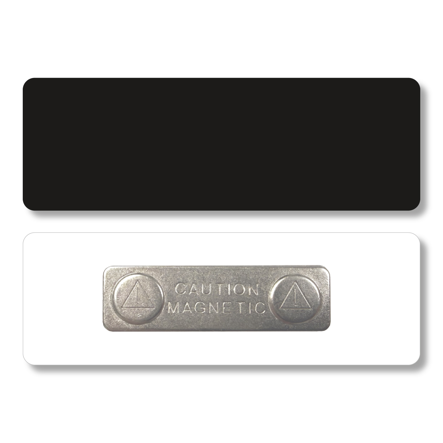 1 x 3 Name Badge - Magnet Back 1