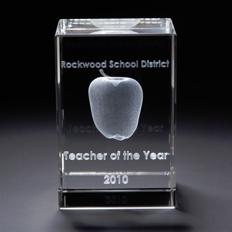 3D Crystal Block Large Award 1 3D Crystal Block Large Award 1