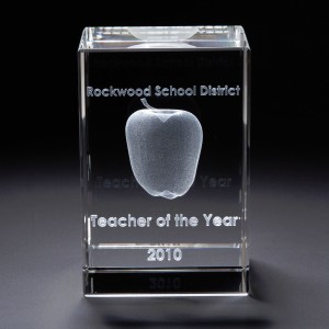 3D Crystal Block Large Award 1 3D Crystal Block Large Award 1