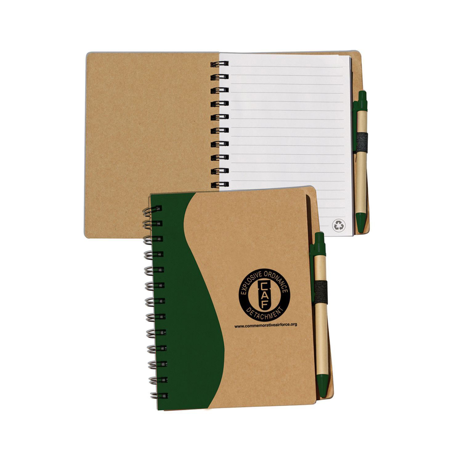 Recycled Notepad W/Pen 1